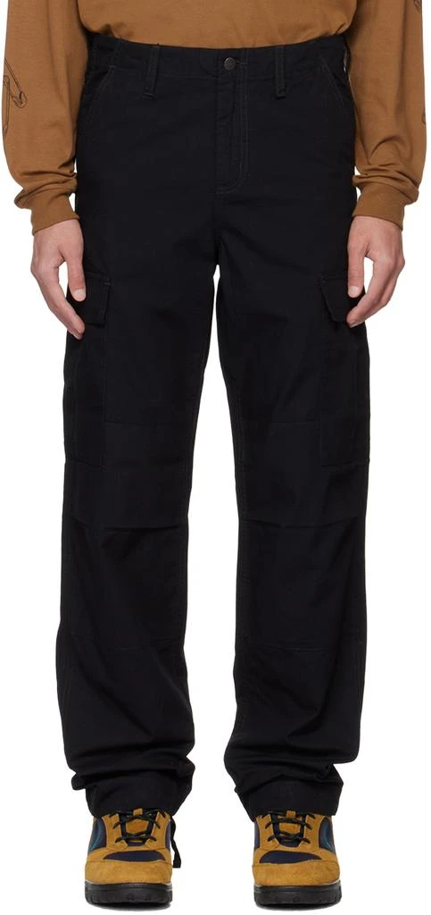 Carhartt WIP Black Regular Cargo Pants 1
