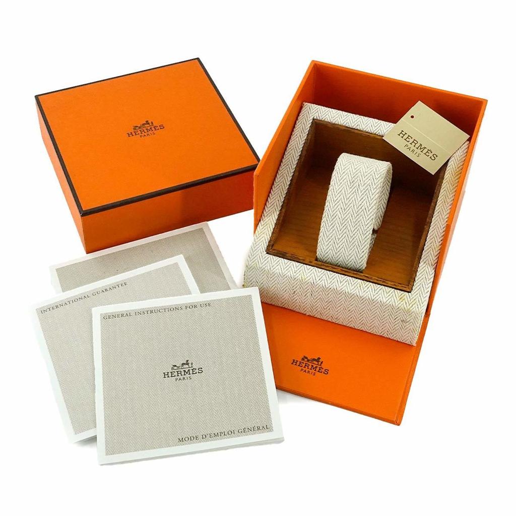 Hermes Clipper Stainless Steel Wristwatch (Pre-Owned)