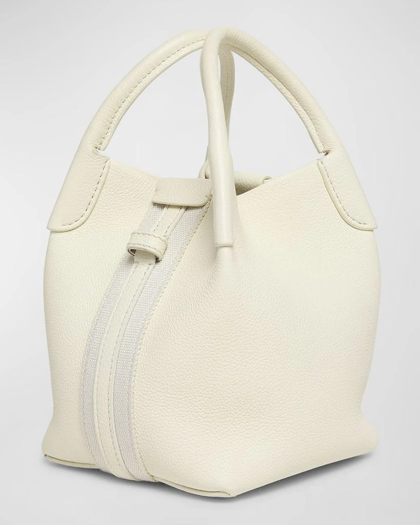 Loro Piana Bale Micro Grain Leather Crossbody Bag 6