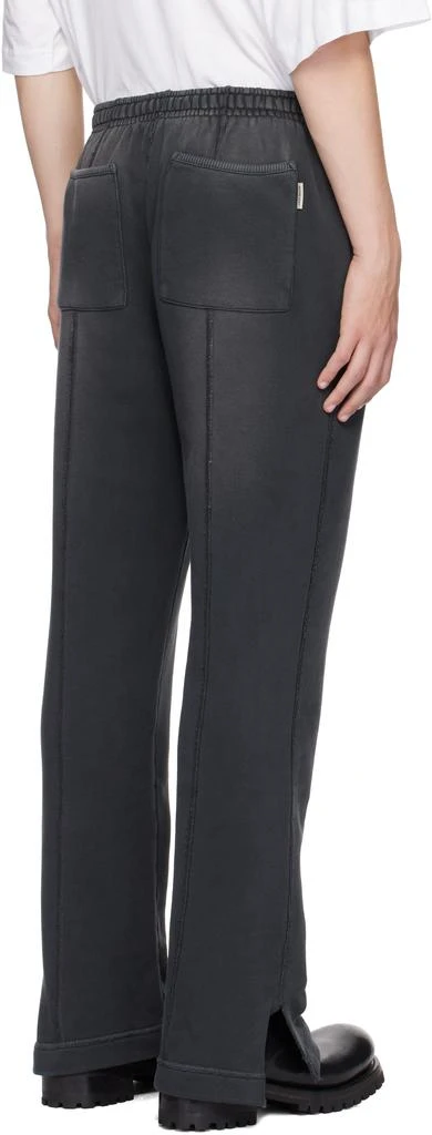 Represent Black Stepped Hem Sweatpants 3