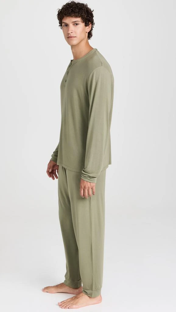 Eberjey Henry Modal Long Sleeve PJ Set 3