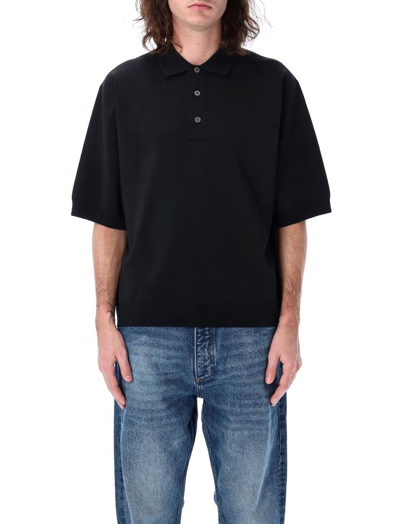 Studio Nicholson Studio Nicholson Short Sleeved Knitted Polo Shirt
