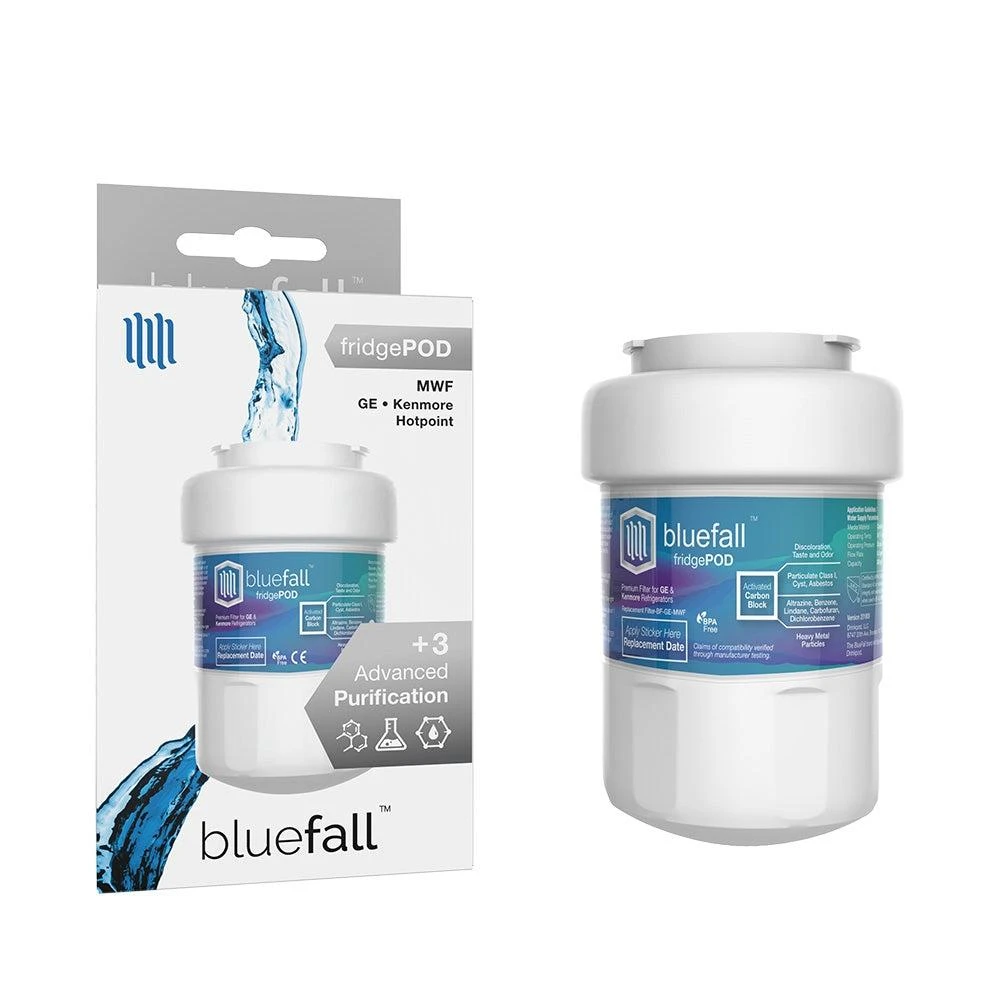 Drinkpod GE MWF Refrigerator Water Filter Compatible by BlueFall 1