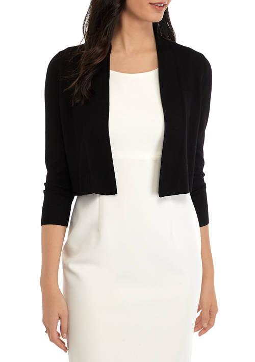 Calvin Klein Klein  3 4 Sleeve Knit Topper