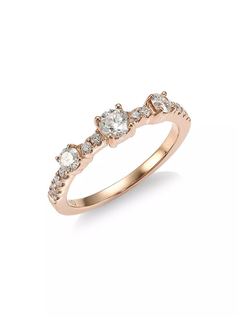 Anita Ko Collins 18K Rose Gold & Diamond Ring