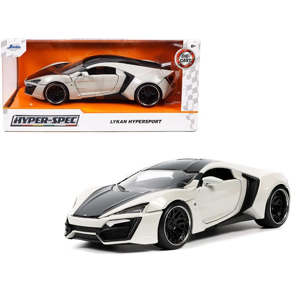 Jada Toys Jada  1-24 Scale Lykan Hypersport Hyper-Spec Diecast Model Car Gray & Black 1
