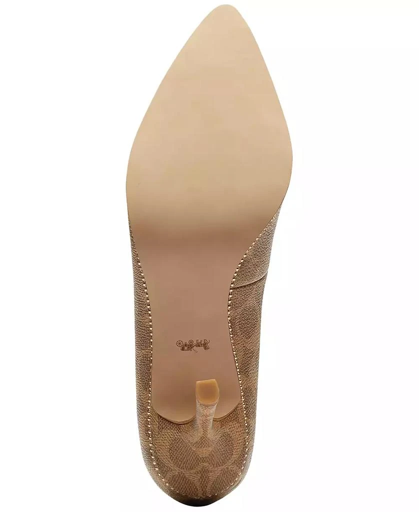 COACH Women's Samantha Signature Pointed-Toe Pumps 5