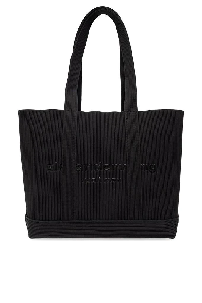 Alexander Wang Alexander Wang Ryan Ribbed Knit Medium Tote Bag 1