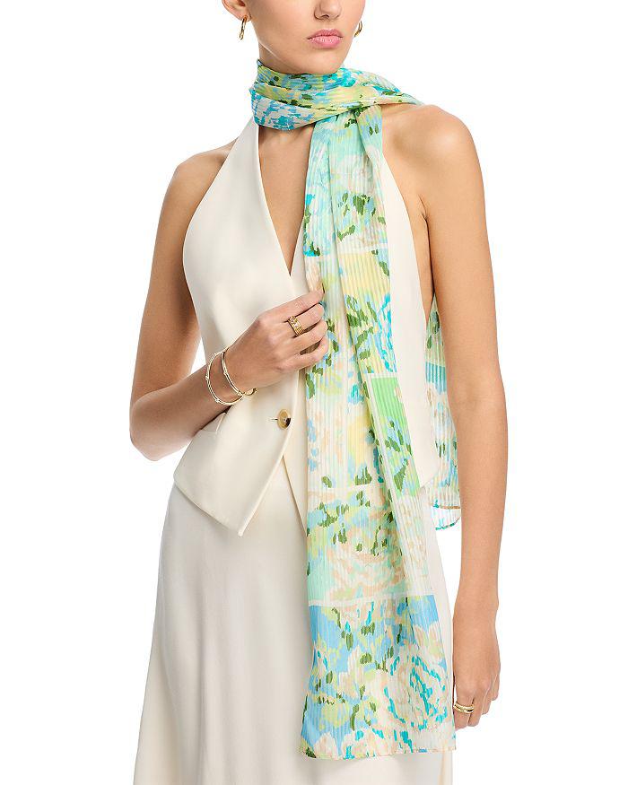 Echo Design Sparkle Floral Patch Oblong Scarf