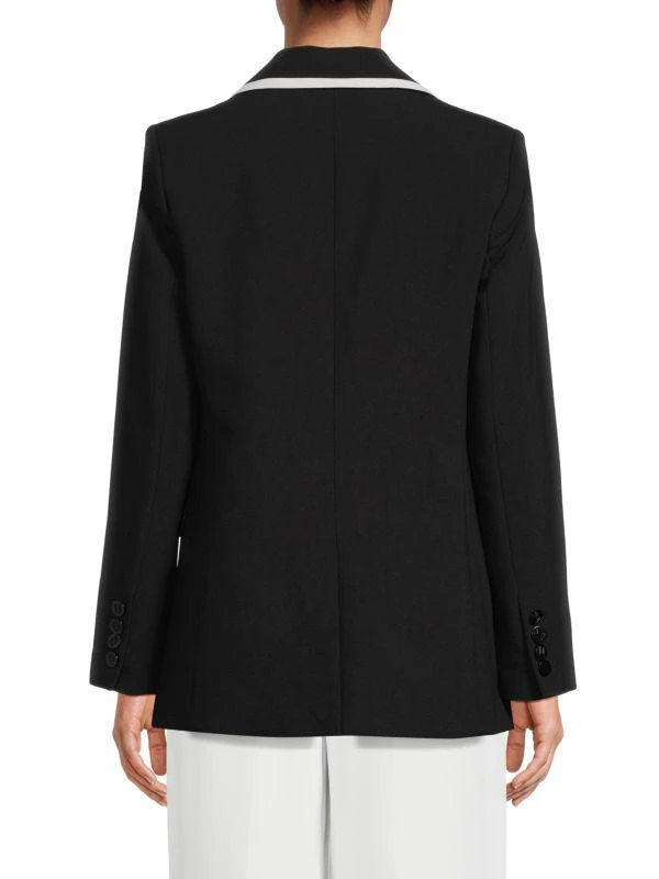 Karl Lagerfeld Paris Piped Single Breasted Blazer 2