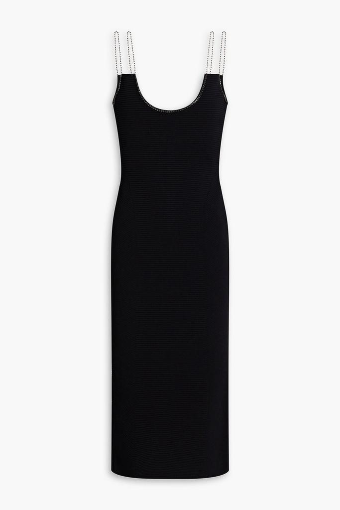 Herve Leger Crystal-embellished bandage dress