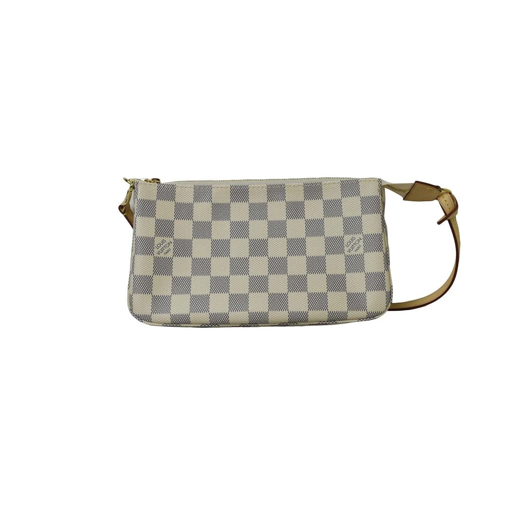 LOUIS VUITTON Louis Vuitton Pochette Accessories Damier Azur White 1