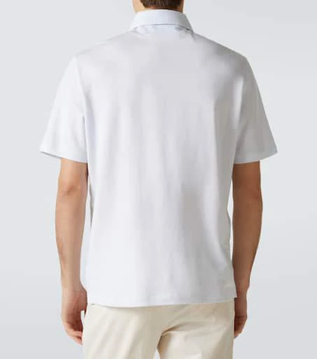 Brunello Cucinelli Cotton and linen piqué polo shirt 4