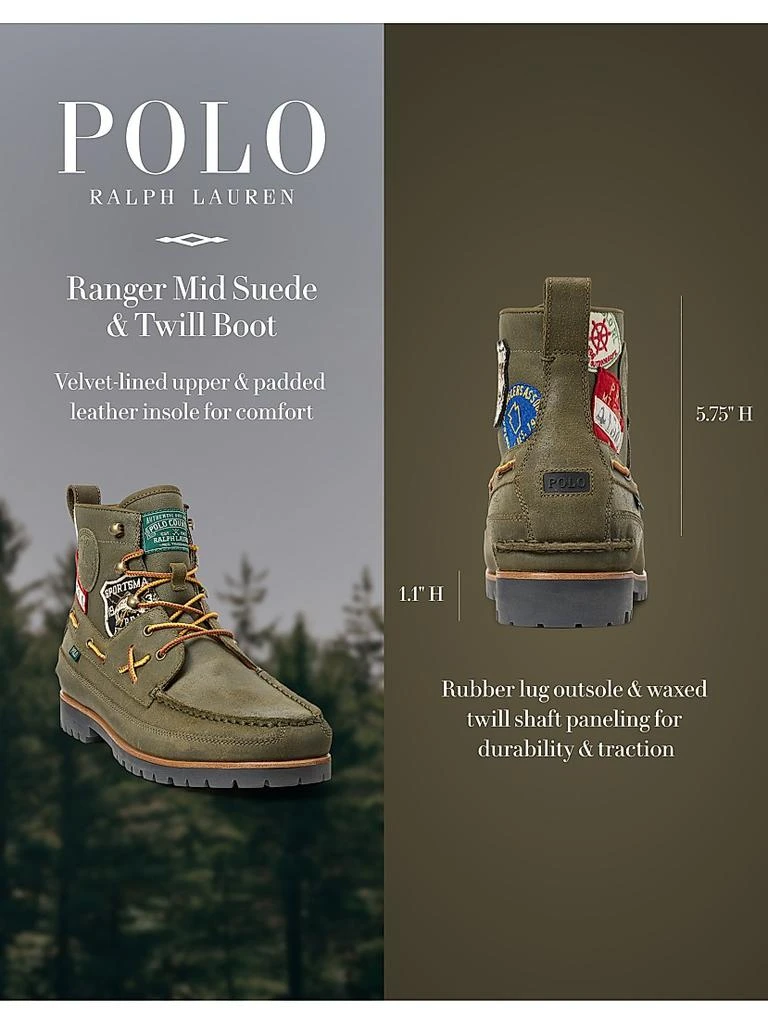 Ralph Lauren Ranger Patchwork Suede Boots - BeyondStyle display picture 1