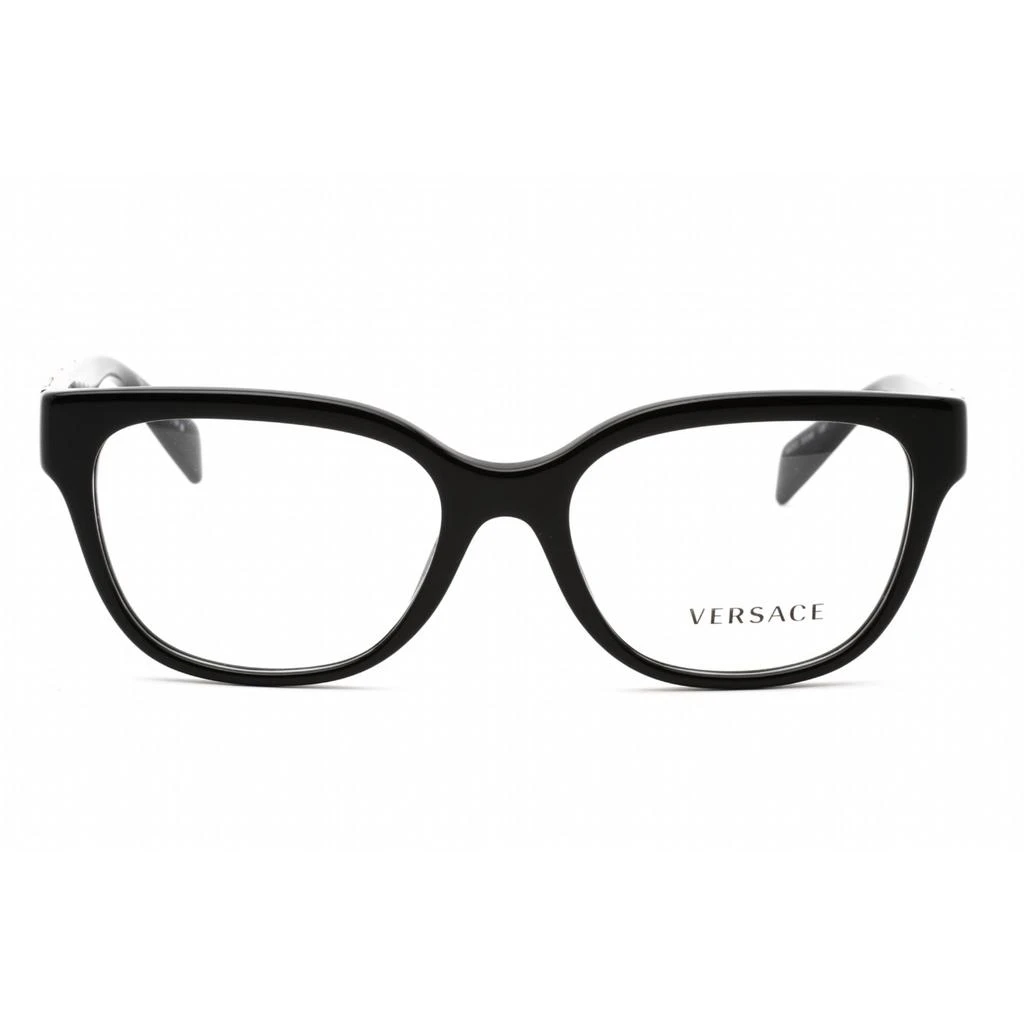 Versace Versace Women's Eyeglasses - Clear Lens Cat Eye Black Plastic Frame | 0VE3338 GB1 2