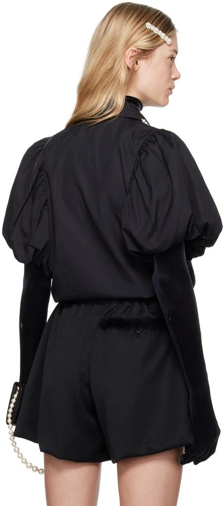 Simone Rocha Black Beaded Shirt 3