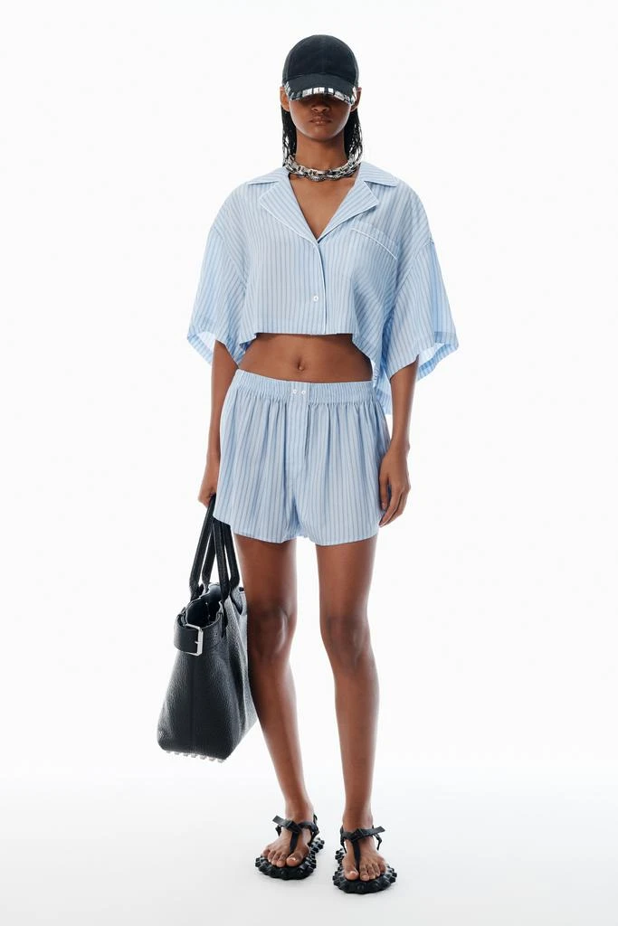 Alexander Wang Blue Pajama-Style Shirt 5