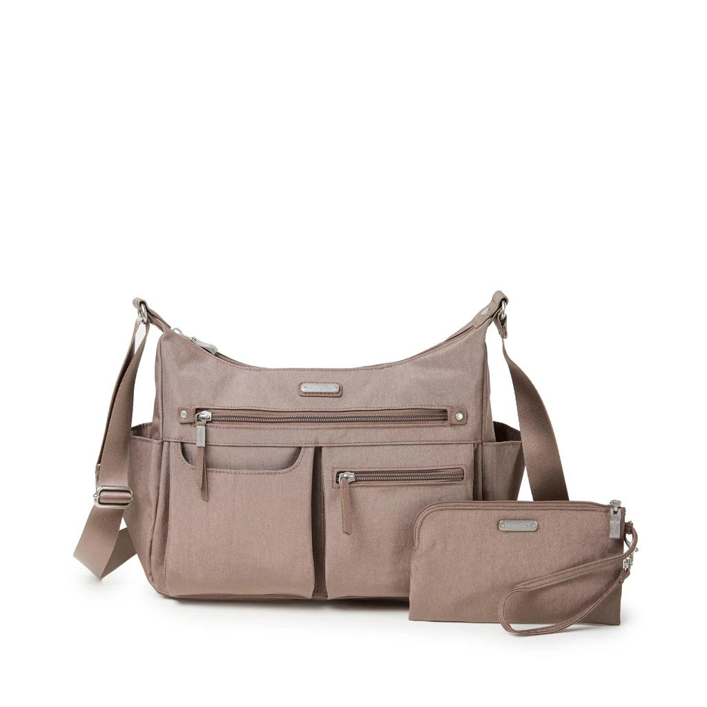 Baggallini Women's Anywhere Large Hobo Handbag with RFID Wristlet 12