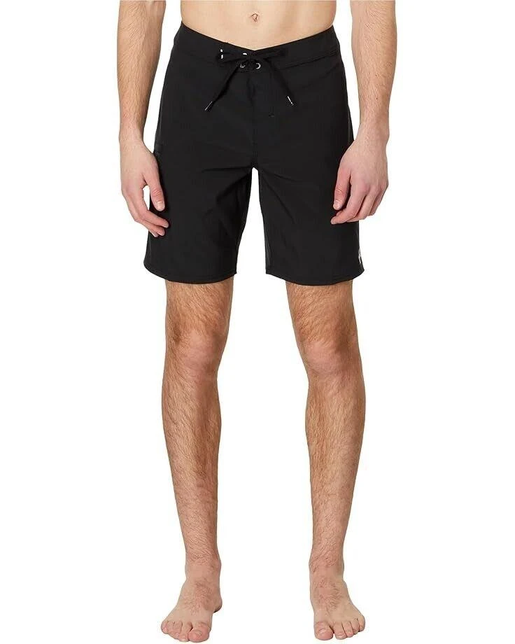 O'Neill Hyperfreak Heat Solid 19 Boardshort Men 34 Black Stretch Swimwear ERK601 1