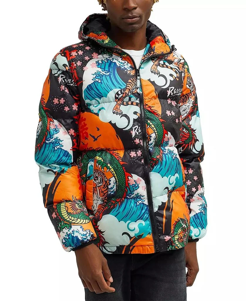 Reason Men's Dragon Puffer Jacket 3