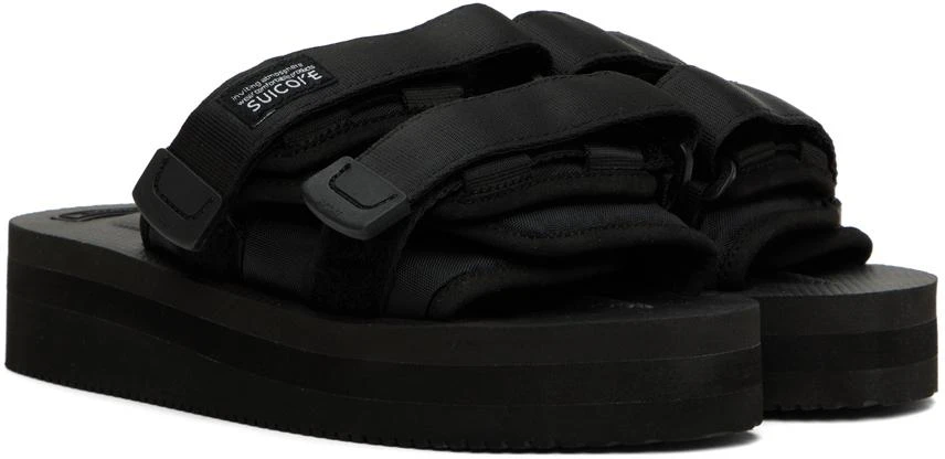 Suicoke Black MOTO-VPO Sandals 4
