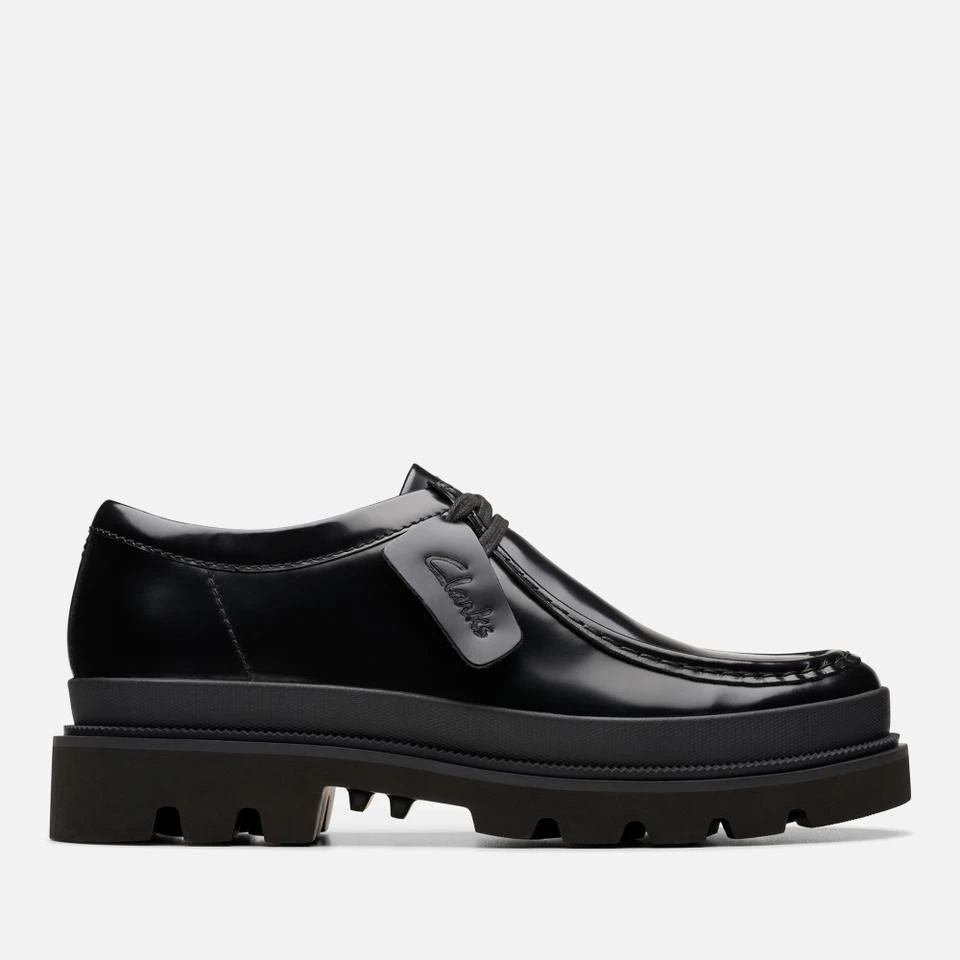 undefined CLARKS MEN'S BADELL SEAM HIGH-SHINE LEATHER SHOES 1