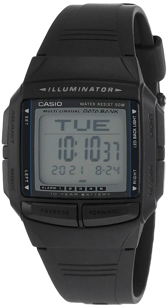 Casio Vintage Quartz Databank Mens Watch
