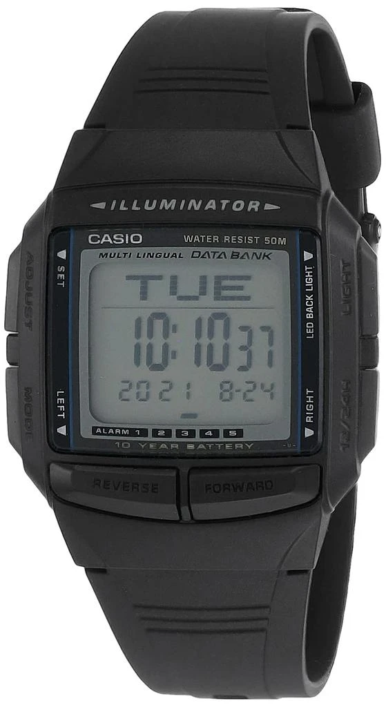 Casio Vintage Quartz Databank Mens Watch 1