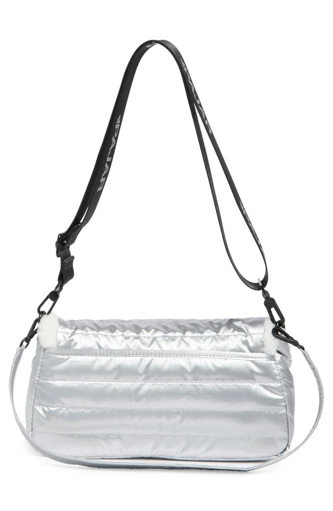 Pajar Quilted Faux Shearling Trim Convertible Shoulder Bag 3