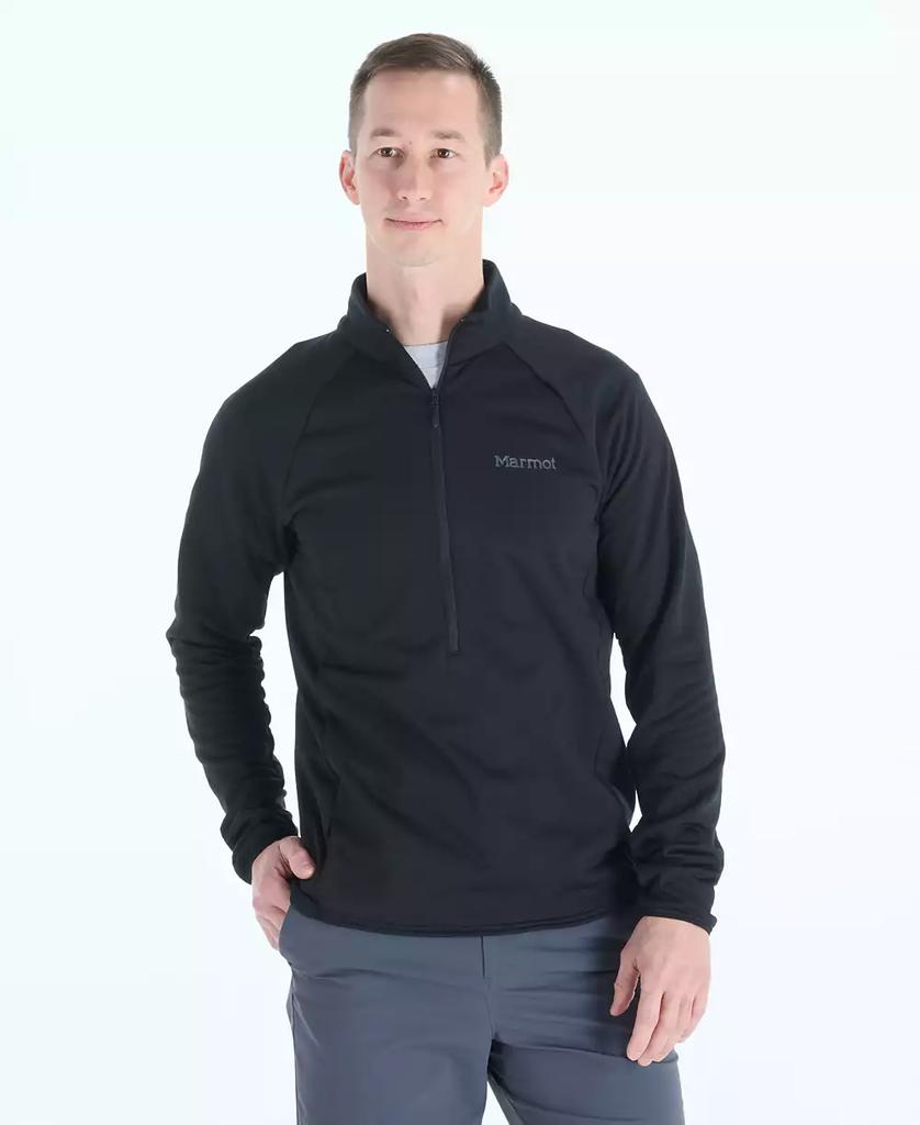 Marmot Men's Leconte Fleece Half-Zip Logo Jacket