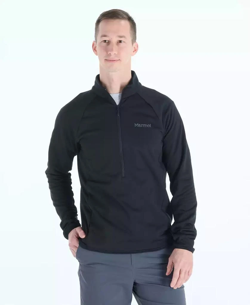 Marmot Men's Leconte Fleece Half-Zip Logo Jacket 1