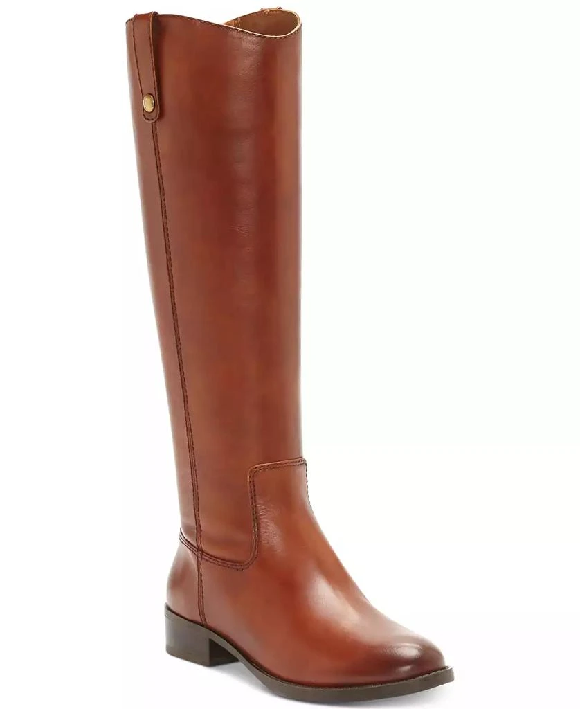 INC International Fawne Leather Knee High Boots, Created for Macy's 1