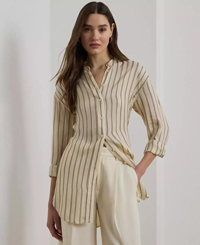 Ralph Lauren Women's Striped Jacquard Tunic Shirt, Regular & Petite