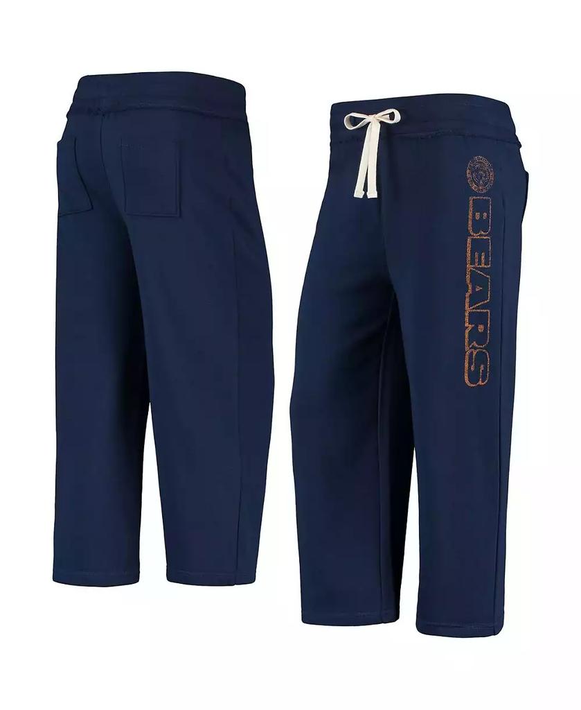 Junk Food Women's Navy Chicago Bears Cropped Pants
