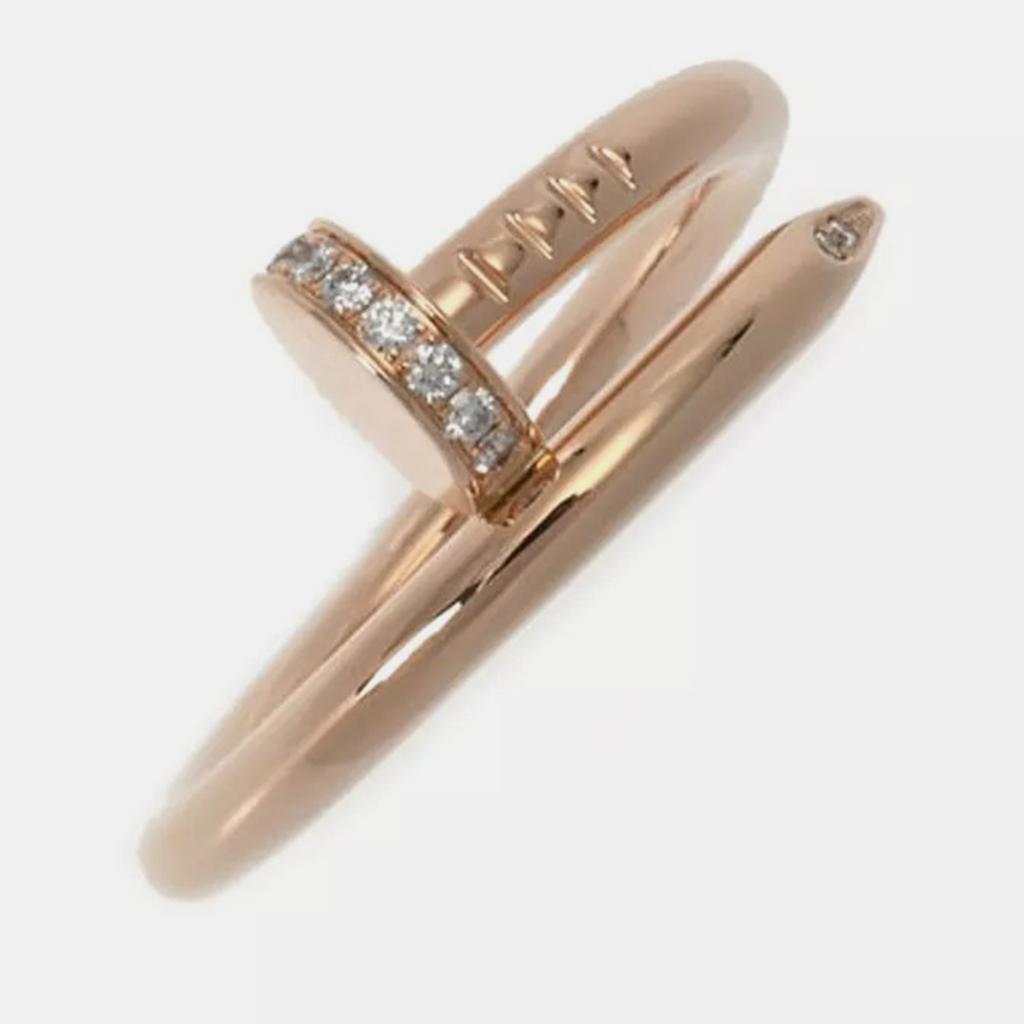 Cartier Cartier 18K Pink Gold Juste un Clou Diamond Ring Size 58