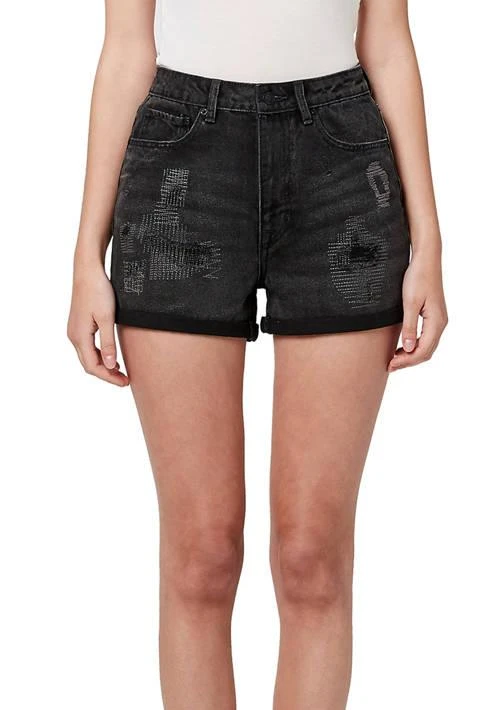 Buffalo David Bitton Womens Super High Rise Joanna Shorts 1