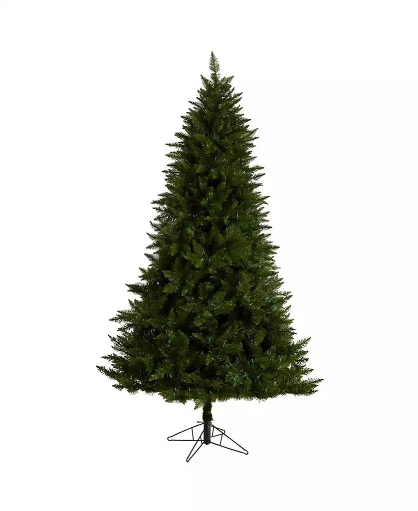NEARLY NATURAL Vermont Spruce Artificial Christmas Tree, 7.5
 3