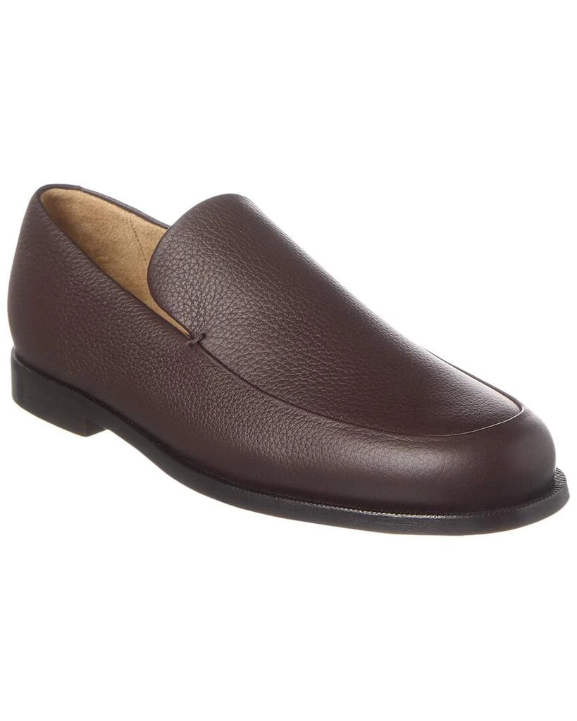 Khaite The Alessio Leather Loafer 1