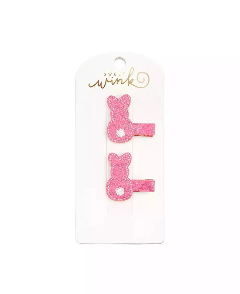 Sweet Wink Girls Pink Peeps Easter Clip Set