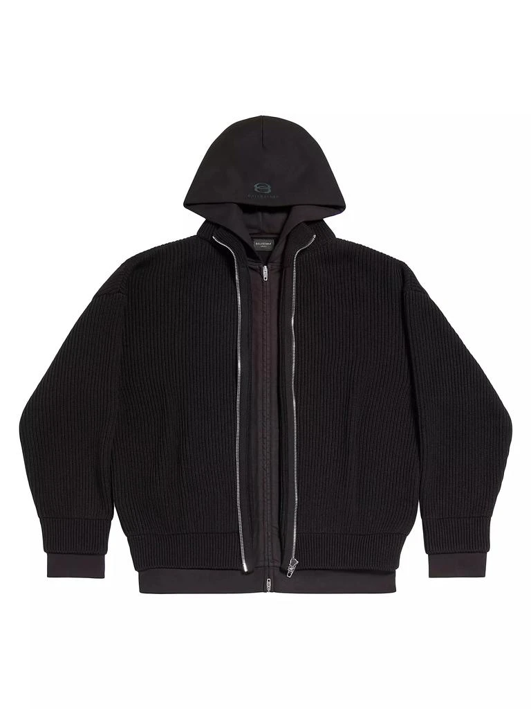 Balenciaga Unity Sports Icon Layered Zip-Up Hoodie Oversized 1