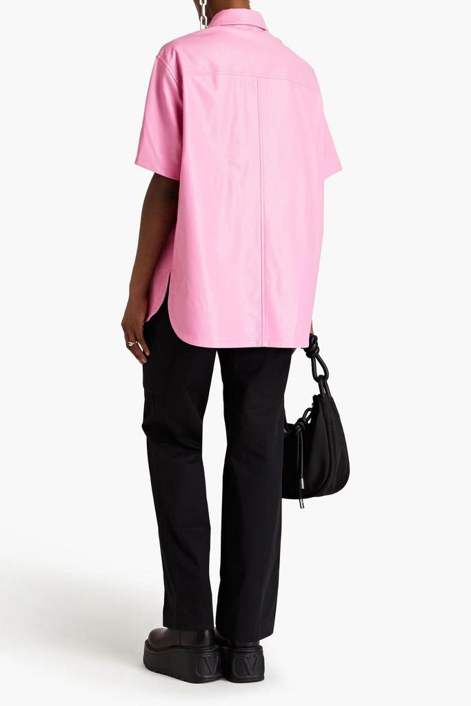 STAND STUDIO Norea oversized satin shirt 3