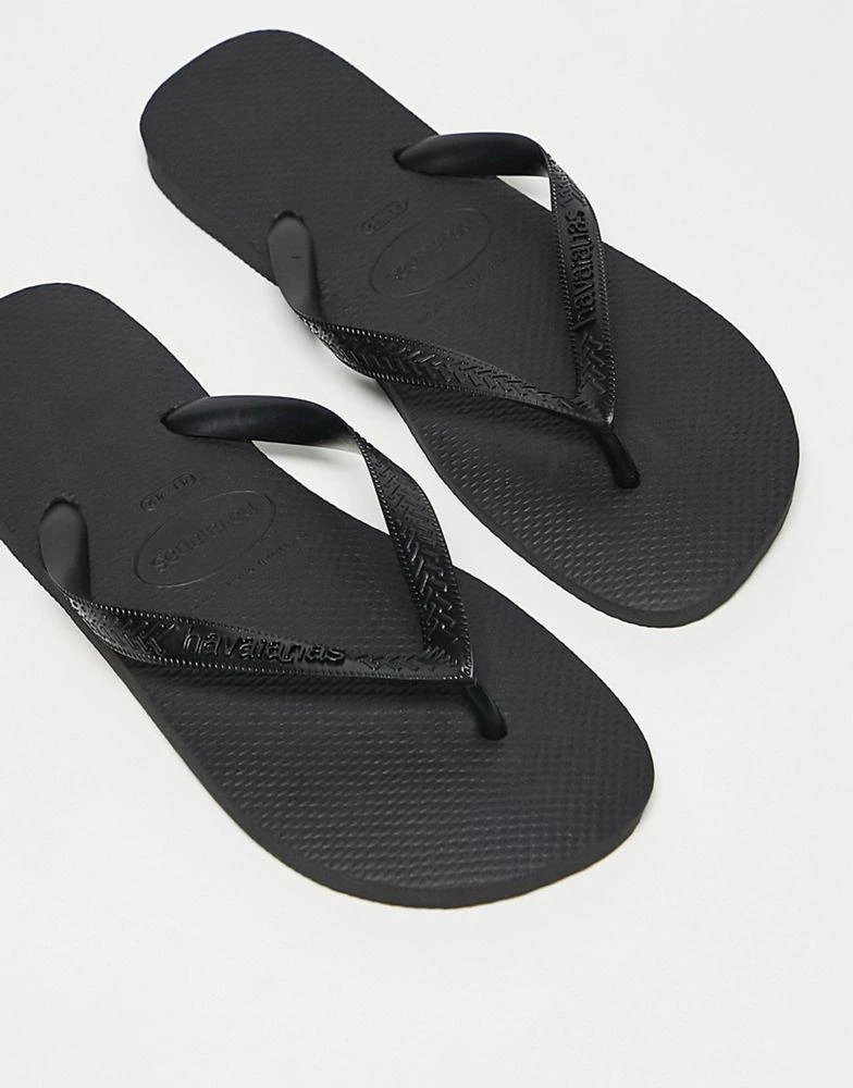 Havaianas Havaianas unisex Classic Top flip flops in black 1