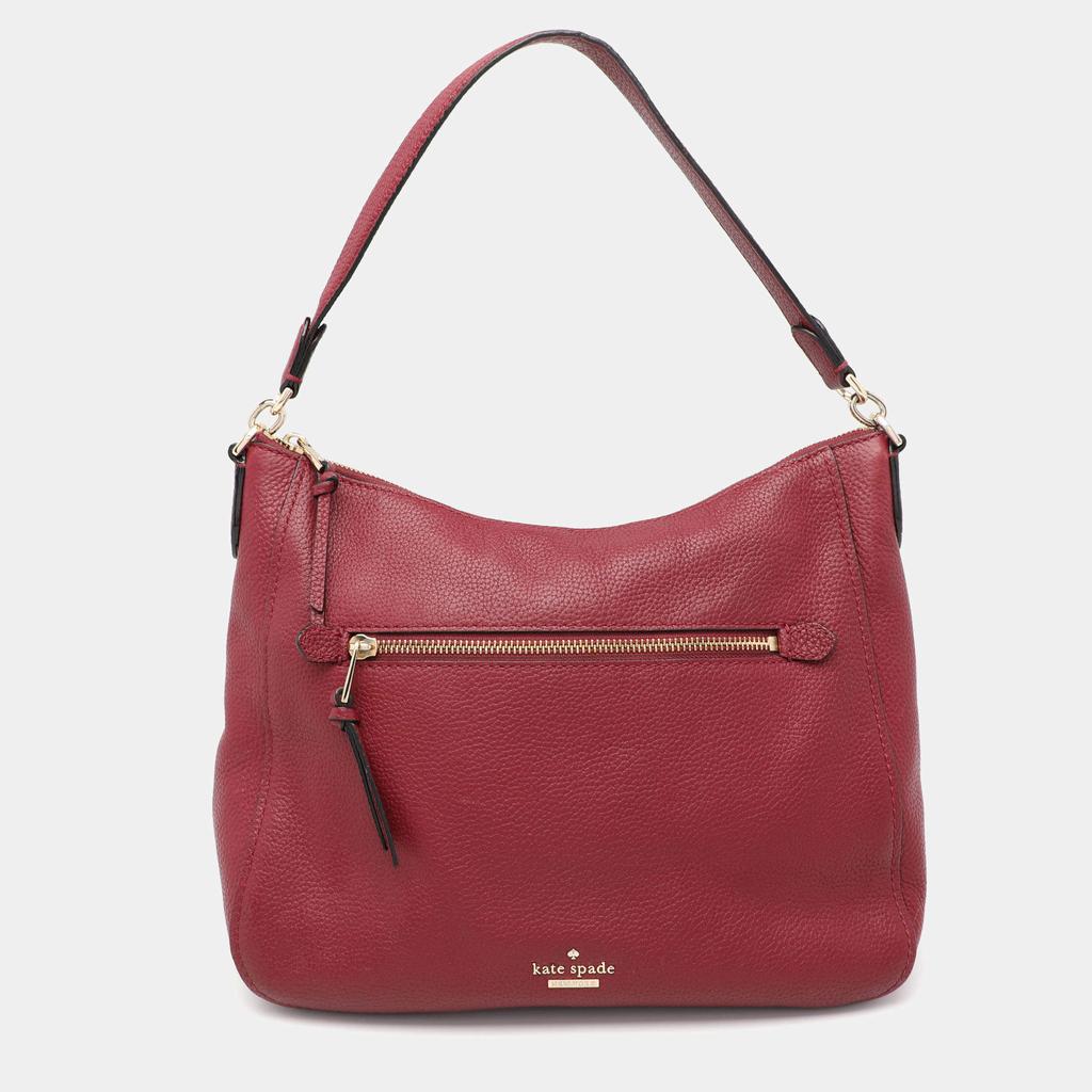 Kate Spade Kate Spade Burgundy Leather Jackson Street Hayden Hobo Tote Bags Free Shipping BeyondStyle