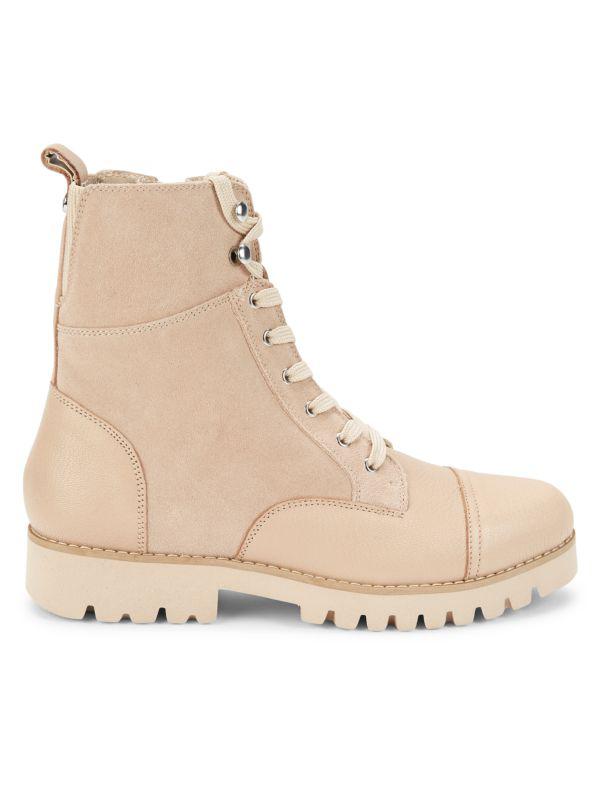 Donald J Pliner Suede & Leather Ankle Boots