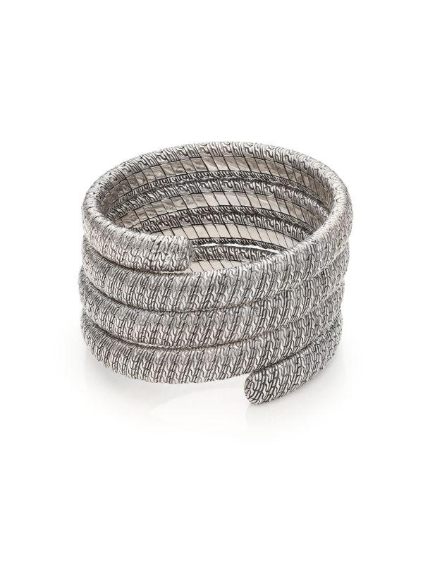 John Hardy Classic Chain Sterling Silver Multiple Coil Bracelet