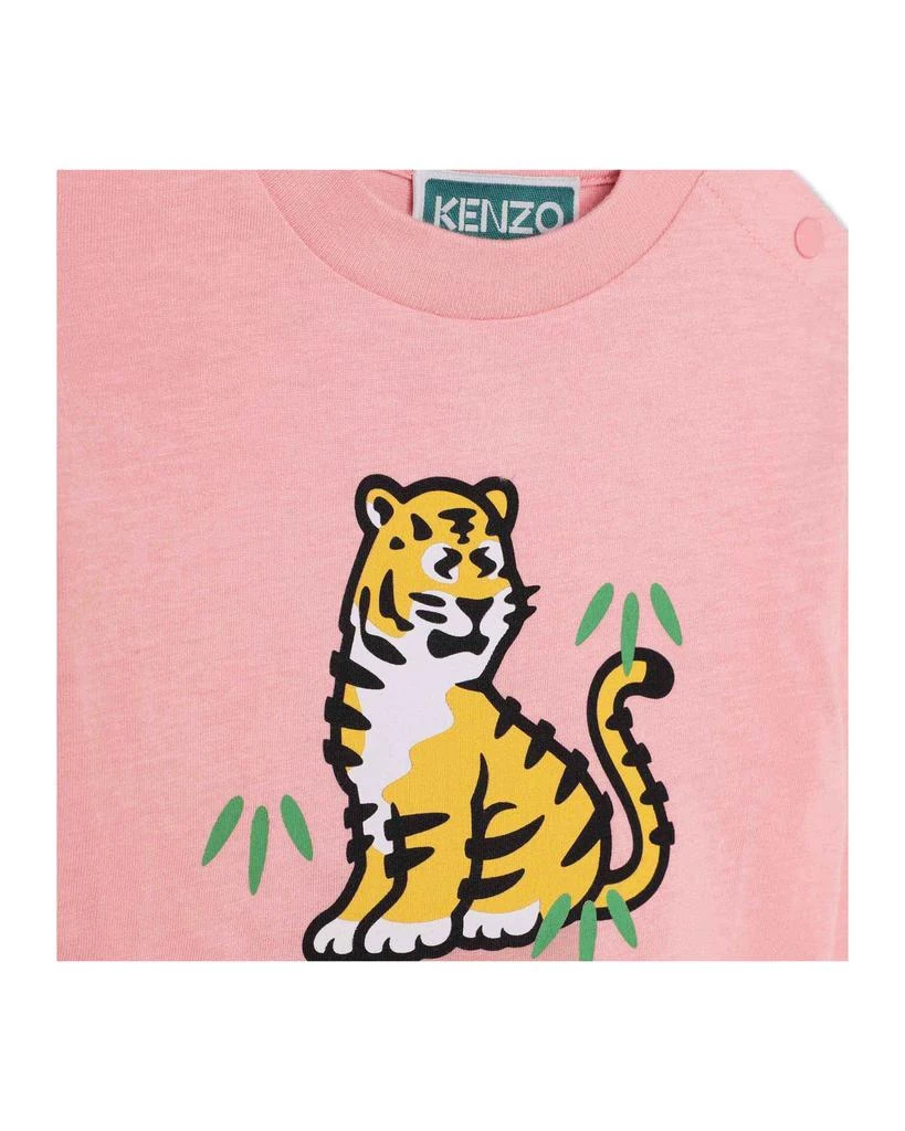 Kenzo Kids T-Shirt Manches Longues Nude - Bébé Mixte - Kenzo Kids 3