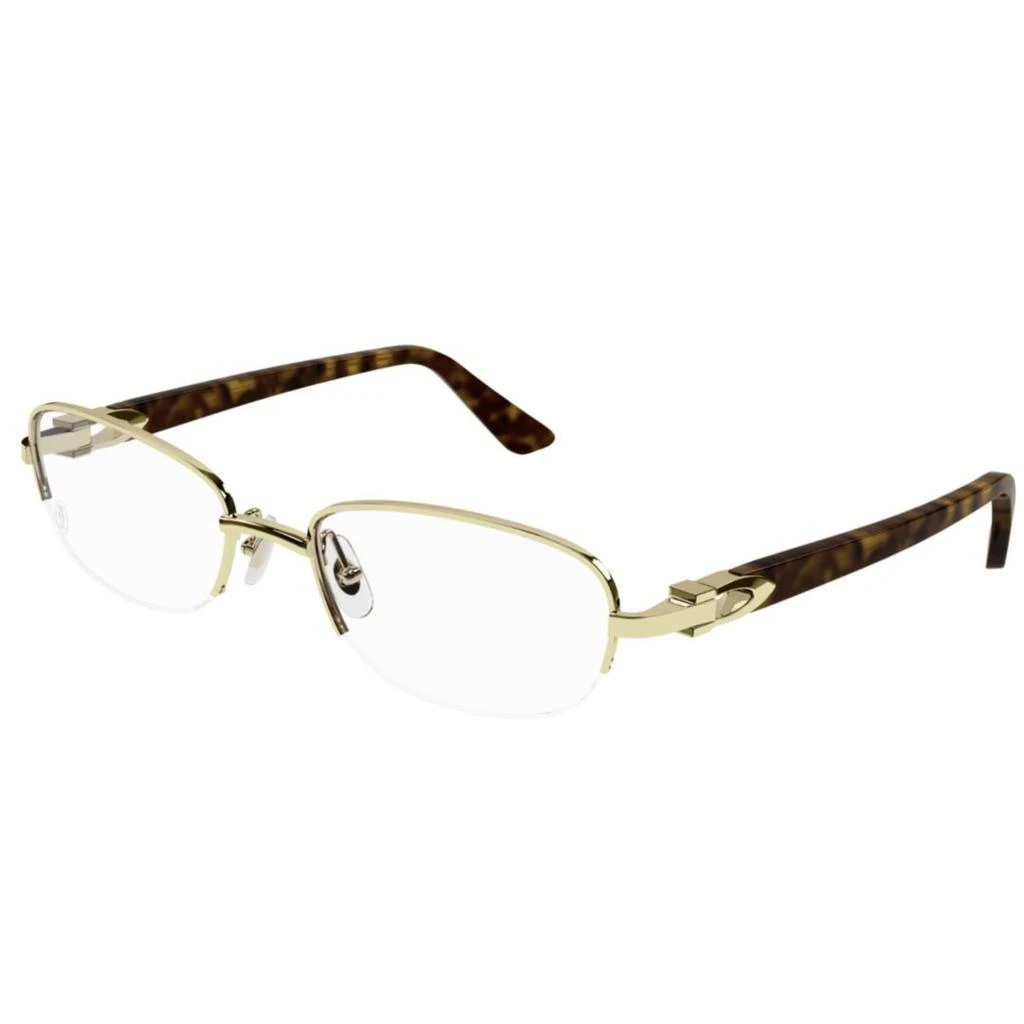 Cartier Cartier Oval Semi Rimless Glasses 2