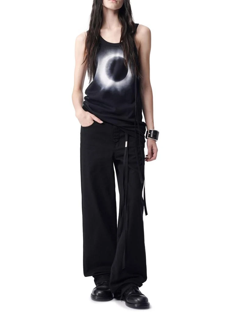 ANN DEMEULEMEESTER Seva standard tank top Eclipse print 2