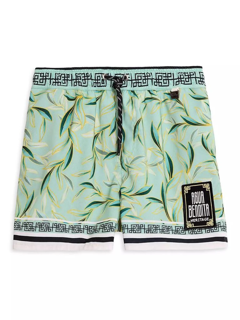 Agua Bendita Little Boy's & Boy's Diving Into Dreams Nick Korin Swim Trunks 1