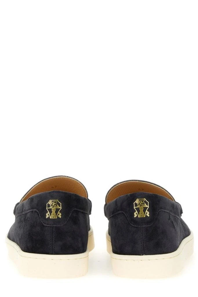 Brunello Cucinelli Brunello Cucinelli Penny-Slot Round-Toe Loafers 3